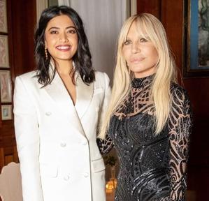 Rashmika Mandanna meets ‘special’ Donatella Versace