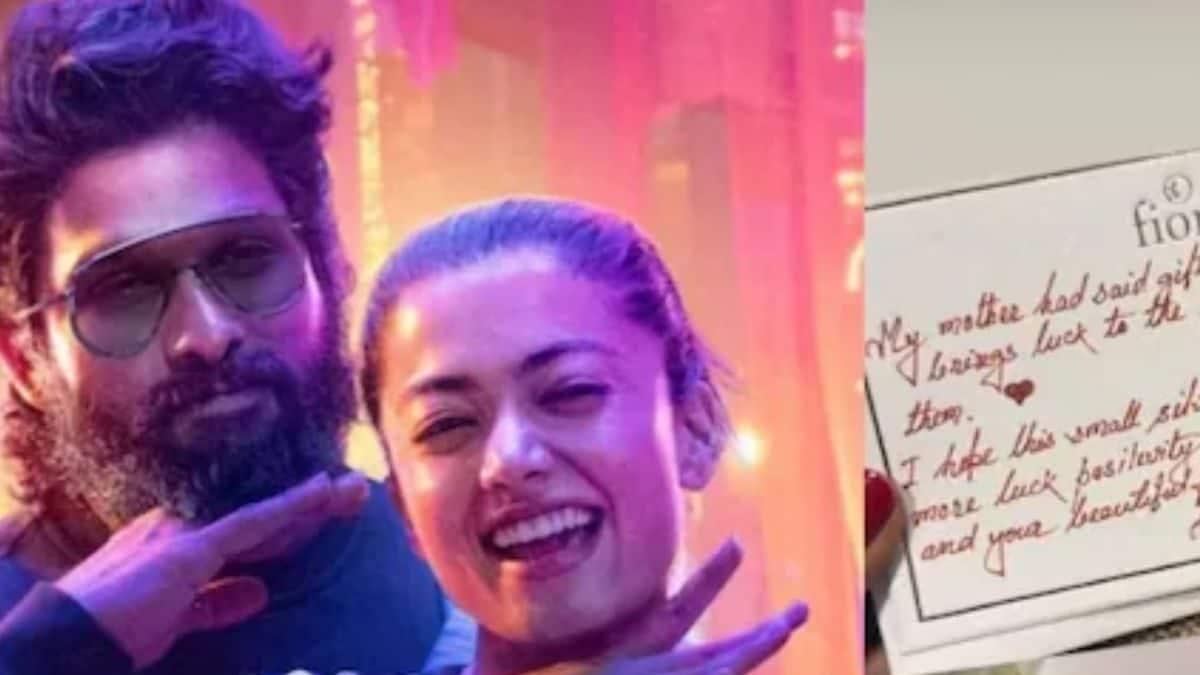 'Pushpa Raj' Allu Arjun Gets A Special Gift From Rashmika Mandanna