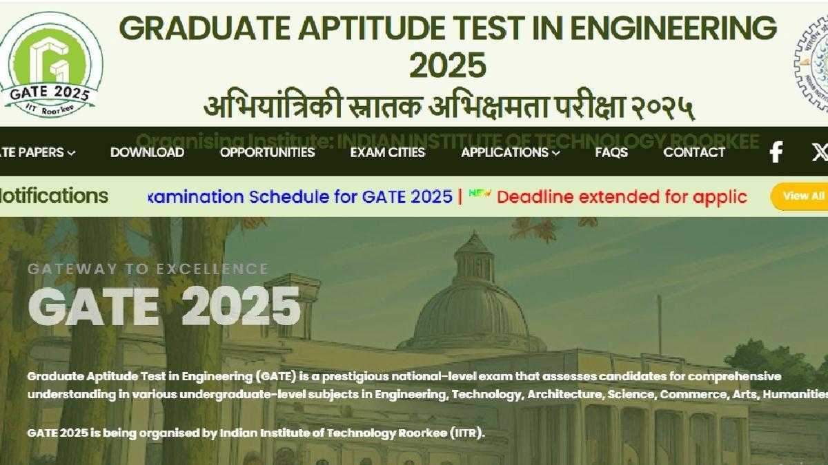 GATE 2025 Exam Schedule Updated @gate2025.iitr.ac; Check Revised Dates