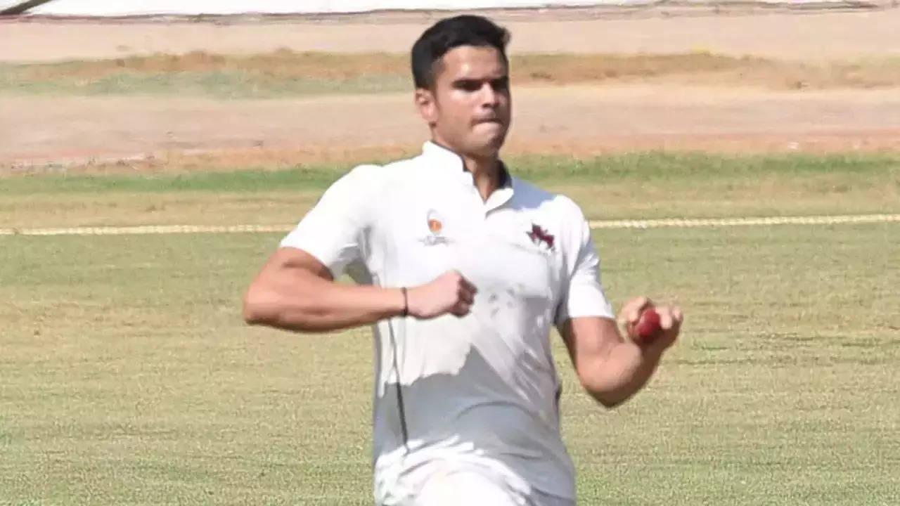 Arjun Tendulkar claims maiden five-wicket haul in Ranji Trophy