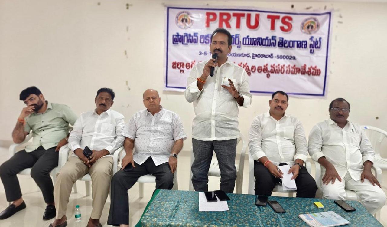 PRTU TS demands release of teachers pending bills